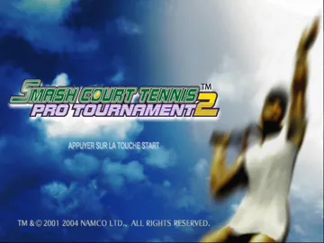 Smash Court Pro Tournament 2 (Japan) screen shot title